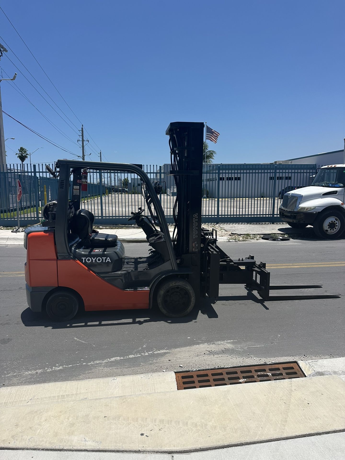 Forklift Toyota Turret