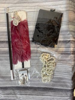 1920s Flapper Costume Accessories Set