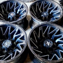 20x12 Univerdal Wheels Fits Ford And Gm (Chevy, Gmc, Cadillac) 6 Lug