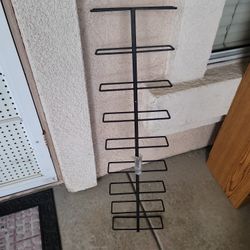 BLACK METAL WALL  MOUNTED  WINE RACK 10 BOTTLES 