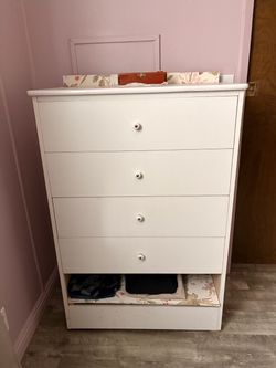 White dresser