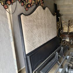 Bed King Headboard And Footboard Rails 