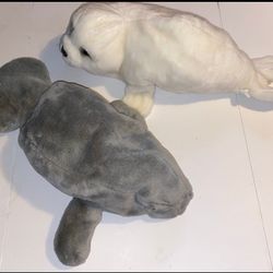 Large Sea Animal Plushies 
