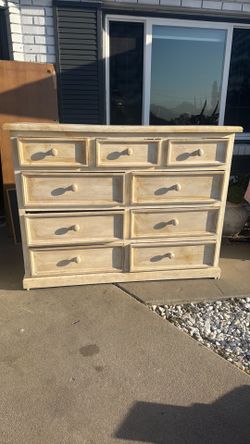 tall dresser and nightstand