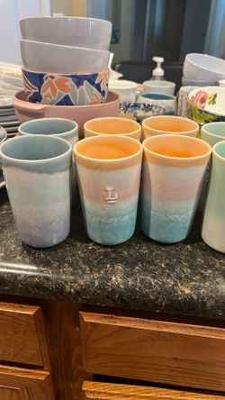 14 PiecesNew Water Cup $25All Pick Up Only 