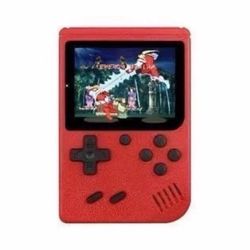 The product is a handheld video game console that is portable and has a built-in screen, making it convenient for gaming on the go. It also features a