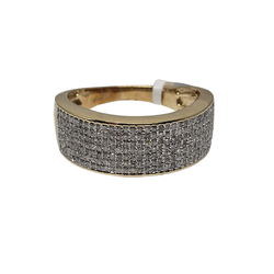 10k Band 0.70ct of Diamonds NEW