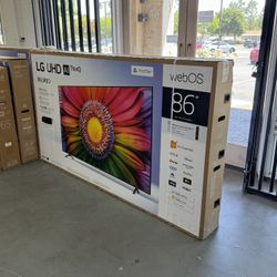 LG 86 Inch 4K HDR UHD Smart TV
