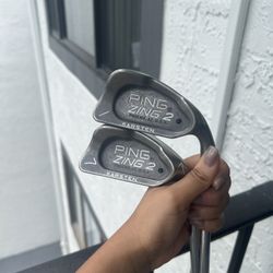 Ping Zing 2 Black Dot 1 & 7 irons