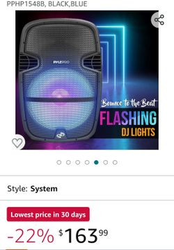 PYLE PPHP1548B 1000W PORTABLE BLUETOOTH SPEAKER SYSTEM