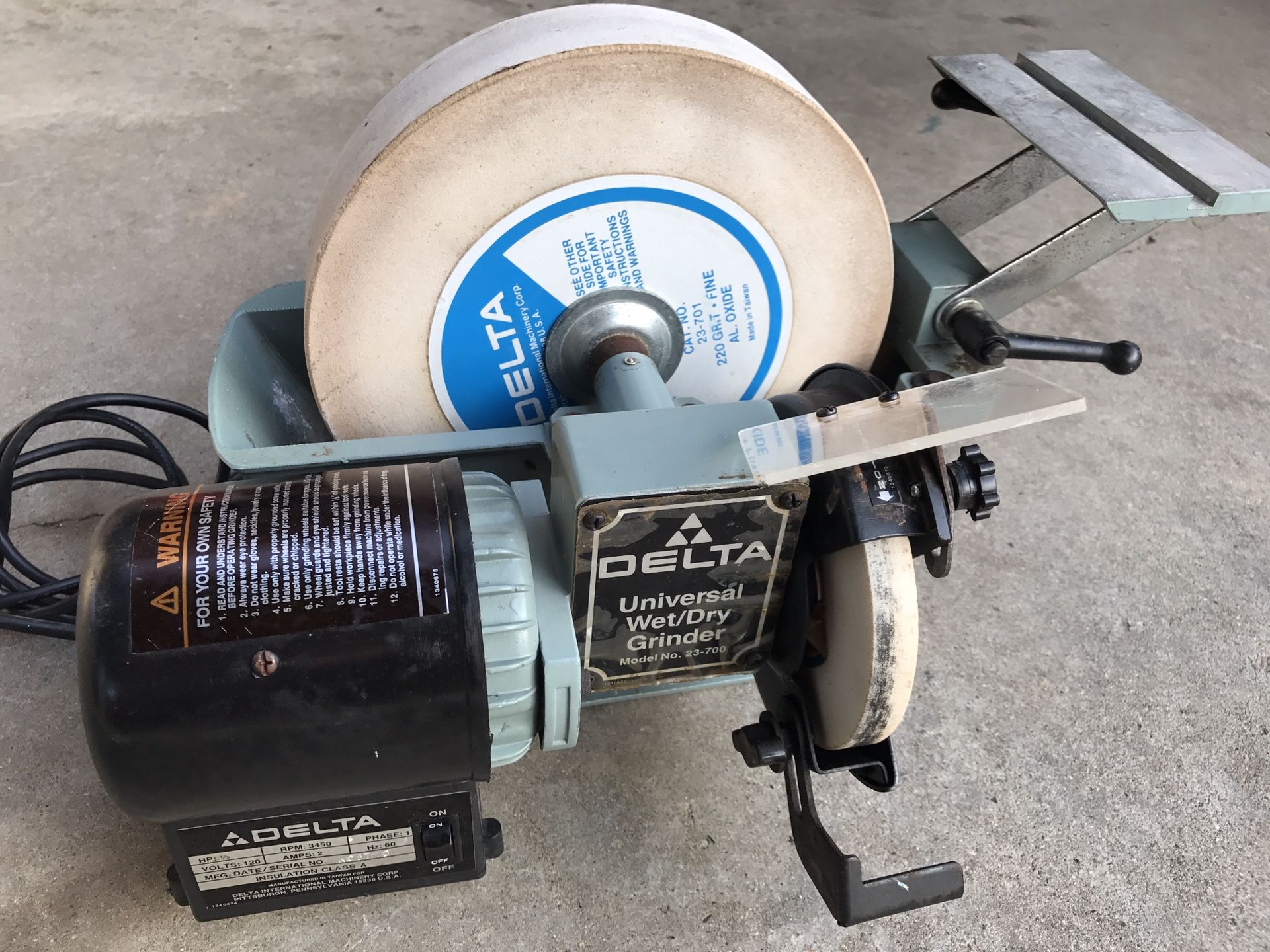 Delta wet dry on sale grinder