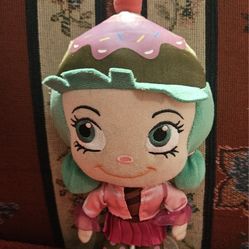 DISNEY WRECK-IT RALPH SUGAR RUSH RACER CANDEL HEAD DOLL PLUSH 