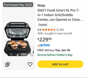 Brand New Ninja Foodi XL 7-in-1 Grille Air Fryer