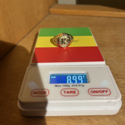 18k solid 9 gram initial ring SEND OFFERS