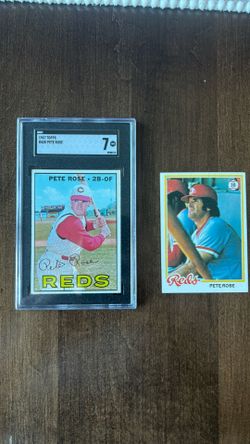 1967 and 1978 Pete Rose Topps