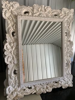Hand carved indonesian mirror