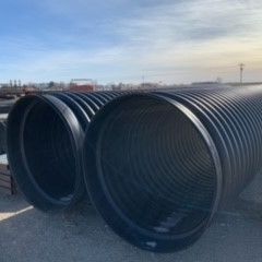 Black Corragated Pipe 48" By 20ft