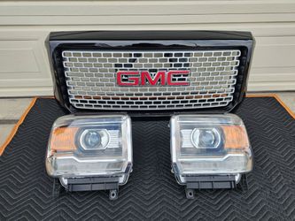 GMC Sierra OEM Grille Headlights Set