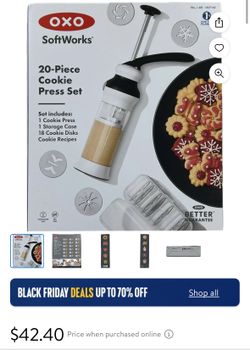 Oxo 20 Piece Cookie Press New In Box