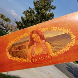 New Old Stock Powell Long Board Skateboard Deck No Ka Oi Rare