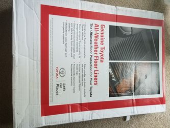 Genuine Toyota floor protection