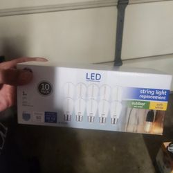 LED Bulbs Patio String S14