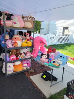 Squishmallows and other plushes