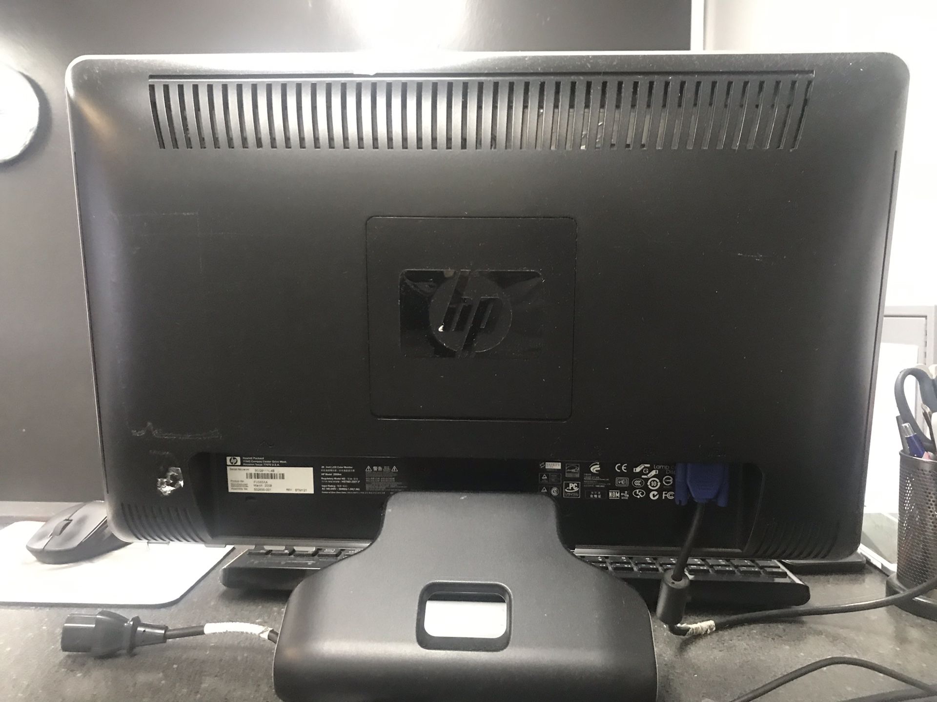 20-inch HP Monitor (2 available)