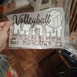 Volleyball Mom Iron On