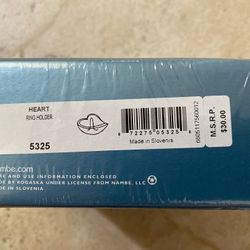 New Nambe Heart-shaped Ring Holder for Shower, Wedding, Anniversary, Birthday 