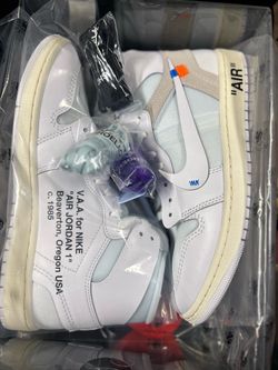 JORDAN X OFF WHITE RETRO ONE “ALASKA” DS 10.5