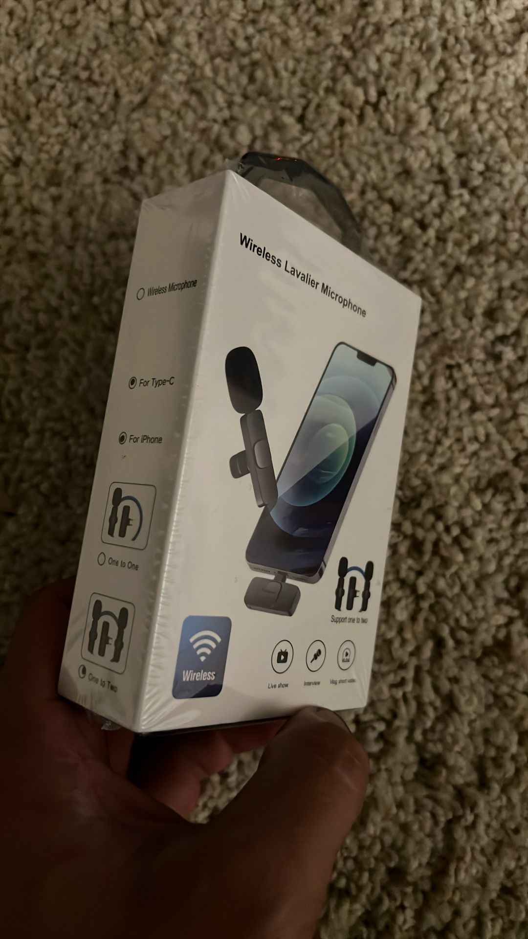 New Wireless Microphone For Type C & Lightning