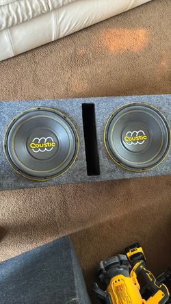 10”coustic subwoofers