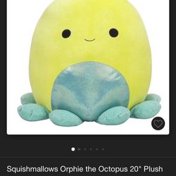 Giant Squishmallow Orphie The Octopus 