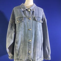 Unisex Button Down Jean Jacket