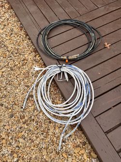 Two Used High-Pressure Hoses