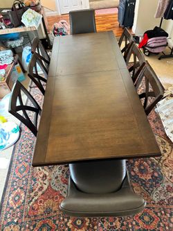 Wooden dining set