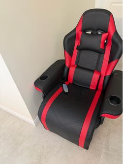 Gaming Recliner Chair w/ Massage, Speakers & Cup Holders