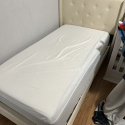 Twin Bed Frame With Mattress Includes 