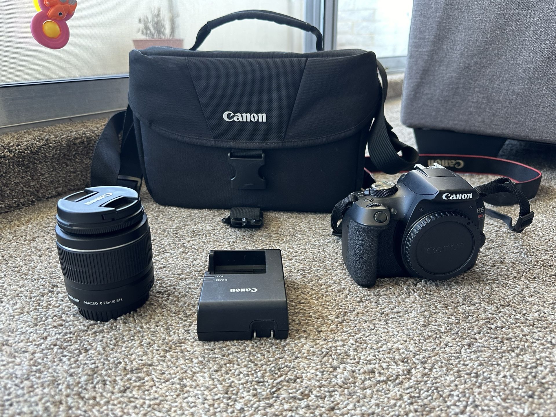 Canon Rebel T6 with EF-S 18-55 Kit Lens