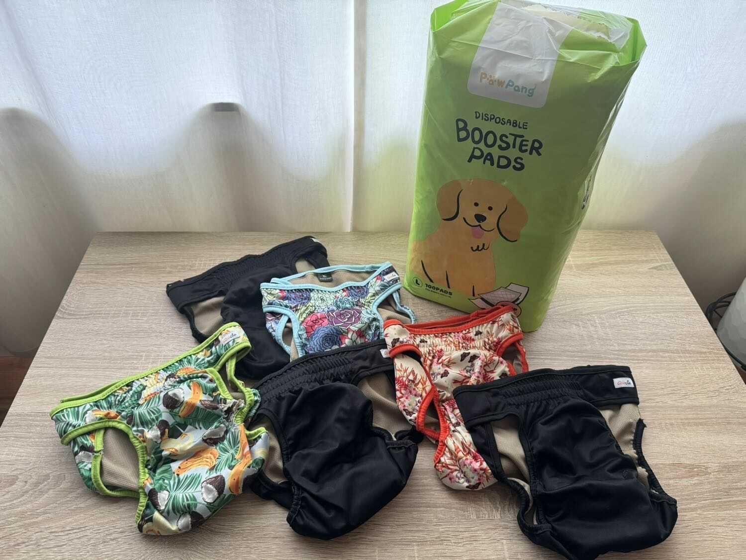 XL Reusable Dog Diapers & Disposable Pads