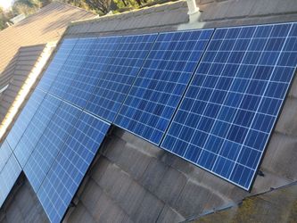 Solar panel cleaning