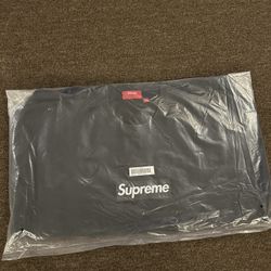 Supreme Box Logo Washed Crewneck BOGO sweatshirt Black XXL