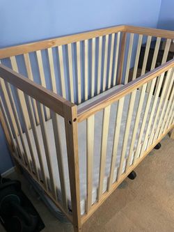 Crib with mattress