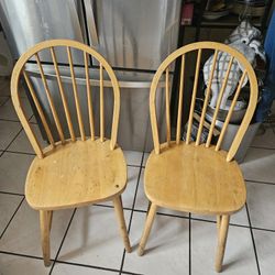 Wood Chairs 