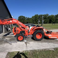 Kubota L2501 HST/Bush Hog /Boxblade/118 Hrs