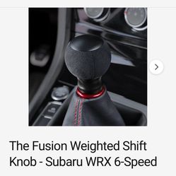 Alcantara Weighted Shift Knob 