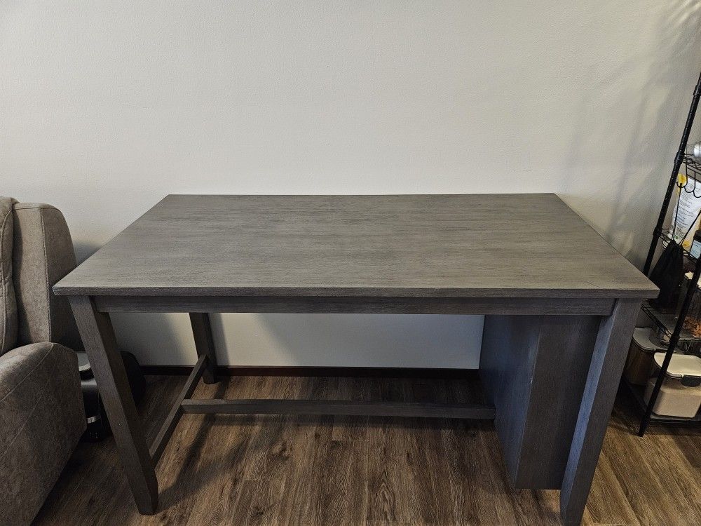 Ashley Dining Table with Shelves + Chairs