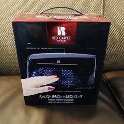 Red Carpet Manicure SalonPro 5 Finger 30 - Sec LED Gel Polish LED LIGHT  (NEW)