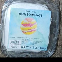 Hello Lovely Bath Bomb Base 4lbs New & Unopened